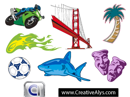 free vector Creative Graphics for Logo Designs